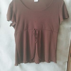 Lightweight brown blouse